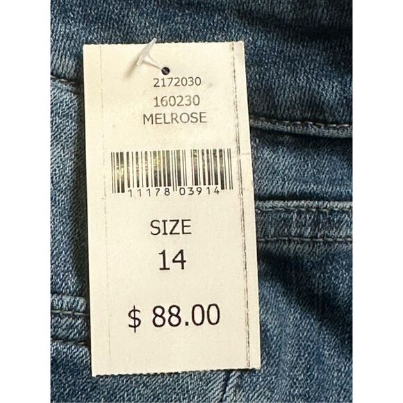 Warp+Weft Women’s PDX Bootcut Blue Jeans Size 14 Plus - Picture 9 of 11